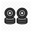Wheels Skate Sport Icon