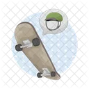 Skateboard Skating Sport Icon