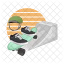 Skateboard Skating Sport Icon