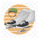 Skateboard Skating Sport Icon