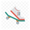 Skateboard Board Shoes Icon