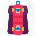 Skateboard Backpack  Icon