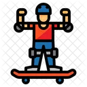 Skateboard Guard Protective Guard Icon