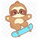 Skateboard Sport Game Icon