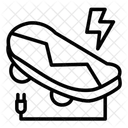 Electric Skateboard Bat Icon