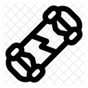 Skateboard Schlittschuhlaufen Fahren Symbol