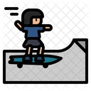 Skateboard Rink Rink Ramp Icon