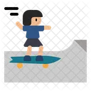 Skateboard Rink Rink Ramp Icône
