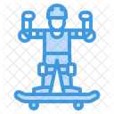 Skateboardschutz Schutz Schutz Icon