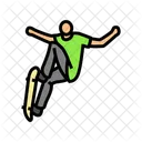 Skateboard Tricks Skate Icon