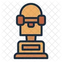 Skateboard Trophy Award Trophy Icon