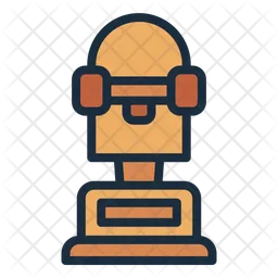 Skateboard trophy  Icon