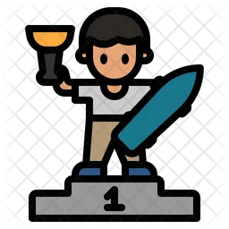 Skateboard Winner  Icon