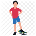 Skateboarder Icon
