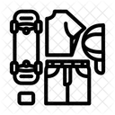 Skateboarding Apparel Skate Icon