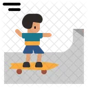 Skateboarding Rink Ramp Icône