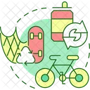 Skateboards and bicycles  Icon