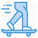 Skater Board Competition Icon