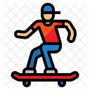 Skater Competition Board Icon