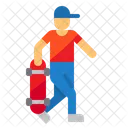 Skater Board Competition Icon