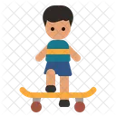 Skater Boy Sports Icon