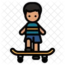 Skater Boy Sports Icon