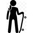 Skater Female Posture Icon