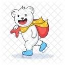 Skating Bear  Icône