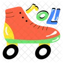 Skating Shoe Rolling Shoe Roller Skate Icon