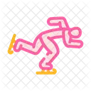 Speed Skating Winter Icon