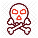 Skeleton Skull Bone Icon