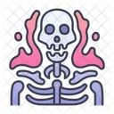 Horror Skeleton Skull Icon