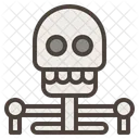 Skeleton Skull Halloween Icon