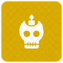 Skeleton Skull Danger Icon
