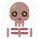 Skeleton Scary Halloween Icon
