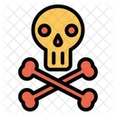 Skeleton Horror Head Icon