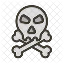 Skull Bone Halloween Icon