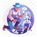 Skeleton Horror Haunted Icon