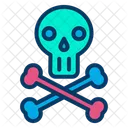 Skeleton Horror Head Icon