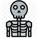 Skeleton Anatomy Spooky Icon