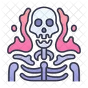 Horror Skelett Schadel Symbol