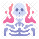 Horror Skelett Schadel Symbol