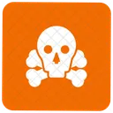 Skelett Totenkopf Halloween Icon