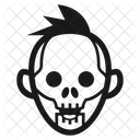 Halloween Totenkopf Untote Symbol