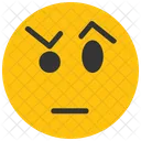 Skeptical Emoji Smiley Icon