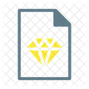 Sketch Diamond Document Icon