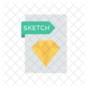 Sketch File Document Icon