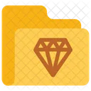 Sketch Folder Diamond Icon