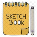Sketchbook Art Book Paint Book Icon