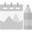 Sketchbook Art Supplies Icon